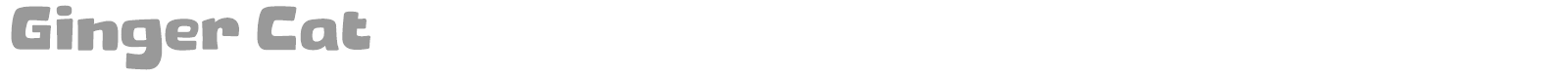 Ginger Cat font preview